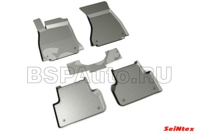Резиновые коврики SeiNtex с высоким бортом для Audi A4 (B9)