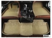 Коврики в салон BMW 7 F01 рестайлинг Sotra 3D Lux бежевый