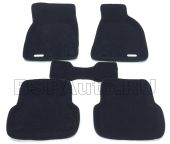 Коврики в салон SATORI 3D для Audi A4 (B7), Текстильный подпятник