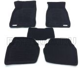 Коврики в салон SATORI 3D для AUDI A6 (C6), Текстильный подпятник