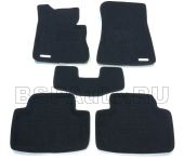 Коврики в салон SATORI 3D для BMW X3 (E83) Текстильный подпятник