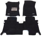 Коврики в салон Ford Kuga (2) 3D Pradar XL черный
