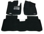 Коврики в салон Hyundai Santa Fe (3) 3D Pradar XL черный
