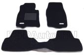 Коврики в салон Infiniti QX50 Sotra 3D Lux черный (задний ряд сплошной)