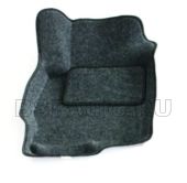 Коврик водителя Boratex 3D для Mitsubishi Lancer 10 (с подпятником)