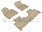 Коврики в салон Lexus RX 350/ 450 (4, AL120) Sotra 3D Lux бежевый (задний ряд сплошной)