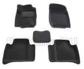 Коврики в салон Boratex 3D для Mercedes-Benz ML (W164) Черный