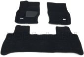Коврики в салон Range Rover Sport 2 Sotra 3D Lux черный (задний ряд сплошной)