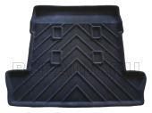 Коврик в багажник для Toyota Land Cruiser 200 (7 мест) Satori 3D черный
