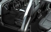 Коврики в салон Toyota 150 Prado Sotra 3D Lux черный 3 ряда сидений