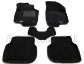 Коврики в салон Volkswagen Jetta 6 Sotra 3D Lux черный
